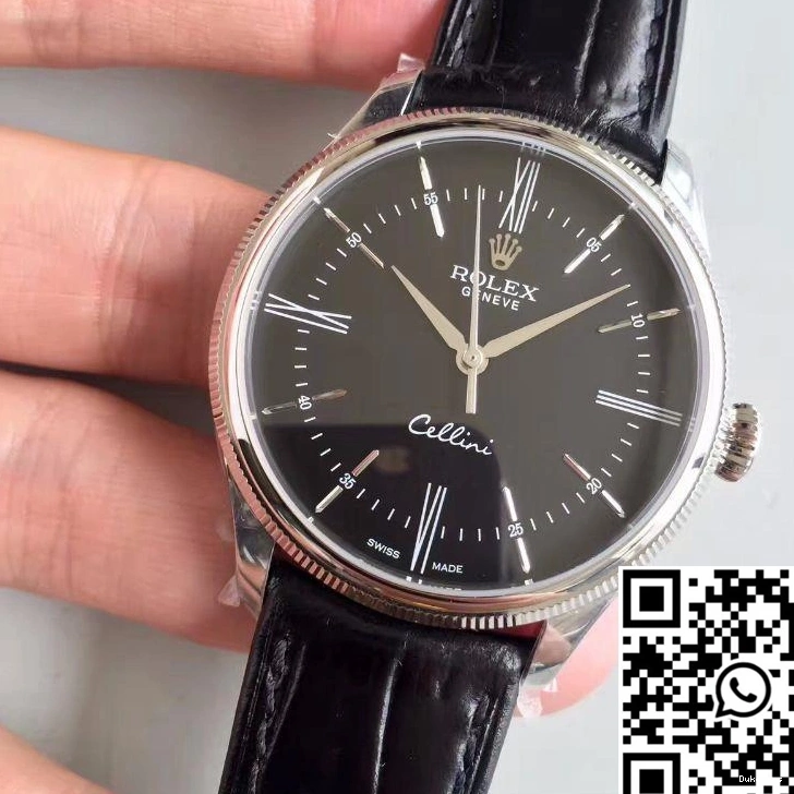 Factory MKS Cellini 50509 V4 Rolex Black Dial 1121